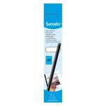 Lot de 25 baguettes à relier Serodo, noir 6mm EXACOMPTA