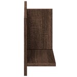 vidaXL Armoire murale 70x16 5x30 cm chêne marron bois d'ingénierie