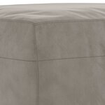 Banc banquette 100 x 35 x 41 cm velours gris clair 02_0010622