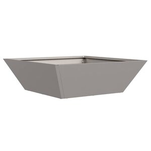 vidaXL Pot de jardin en forme de bol 5 Pièces Rouillé 50 x 50 x 15 cm