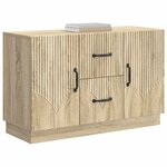vidaXL Buffet Chêne Sonoma 89 x 34 5 x 57 cm Bois d'ingénierie