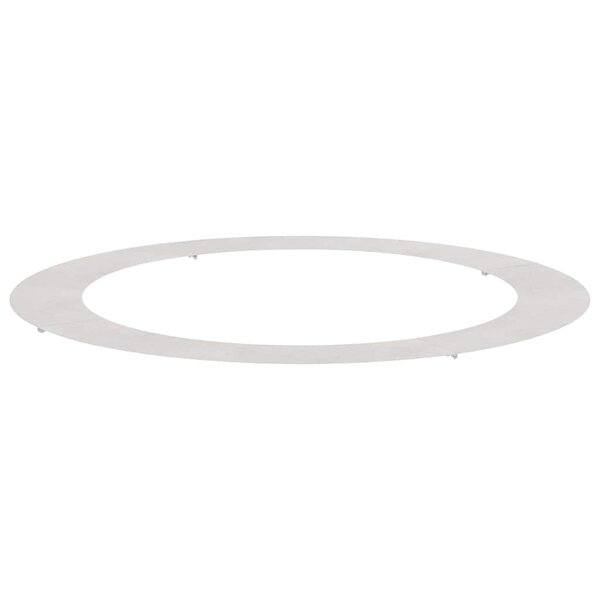 vidaXL adapté pour anneau d'arbre plat Argent Ø90 / 120 cm