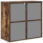 vidaXL Buffet Chêne fumé 68 5 x 32 x 67 cm