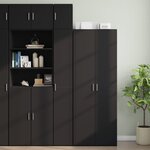 vidaXL Armoire murale noir 30x42 5x40 cm bois d'ingénierie