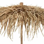 vidaXL Parasol en bambou avec toit en feuille de bananier 210 cm