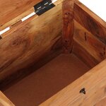 vidaXL Boîte de rangement 39x28x31 cm Bois massif d'acacia
