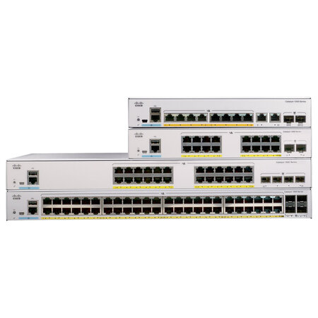 Cisco c1000-8t-2g-l catalyst 1000 8-port gigabit data-only 2 x 1g sfp uplinks lan base