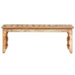 vidaXL Table basse 110x50x40 cm Bois de récupération solide