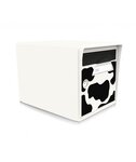 Pack de 4 boîtes aux lettres 1 porte - 2x "Vachement belle" - 2x "Blanc ivoire"