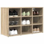 vidaXL Cabinet à chaussures Chêne Sonoma 77 5 x 30 x 51 cm
