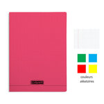 Cahier piqué POLYPRO 24x32cm 48p Q.5X5 90g Couleurs aléatoires CALLIGRAPHE