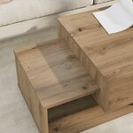 vidaXL Table basse Chêne artisanal 105 x 50 x 32 5 cm