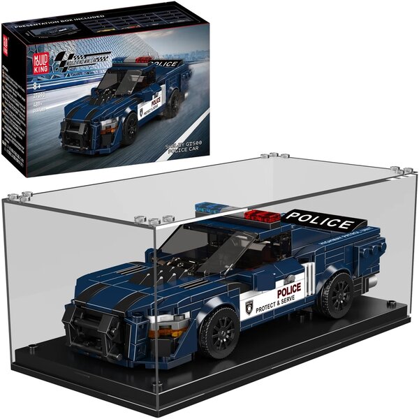 Mould King 27090 - Police-Shelby GT500 + Vitrine