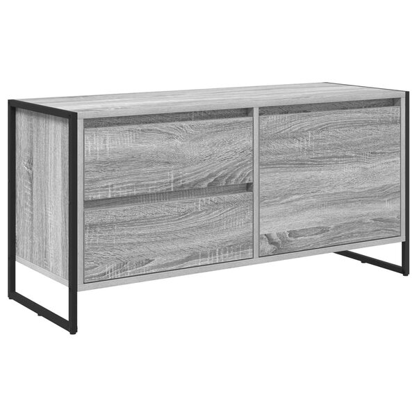 vidaXL Meuble TV Gris Sonoma 100 x 36 x 49.5 cm Bois d'ingénierie