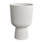 Pot de fleur Vibes Fold Coupe - Blanc Ø 29.5 x hauteur 45 cm - Intérieur 100  recyclé