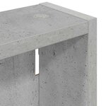 vidaXL Armoire murale de salle de bain Gris Béton 30 x 10 x 60 5 cm