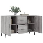 vidaXL Buffet sonoma gris 100x36x60 cm bois d'ingénierie