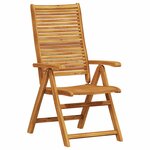 vidaXL Ensemble de salle à manger pour jardin 7 Pièces Marron
