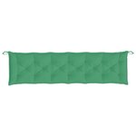 vidaXL Coussin de banc de jardin vert 200x50x7 cm tissu oxford