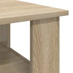 vidaXL Table basse Chêne Sonoma 90 x 50 x 45 cm Bois d'ingénierie