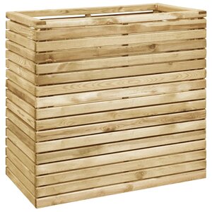 vidaXL Lit surélevé 100x50x100 cm Bois de pin imprégné