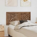 vidaXL Tête de lit Naturel Bois de teck massif