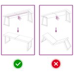 vidaXL Étagère murale marron foncé bois chêne massif traité