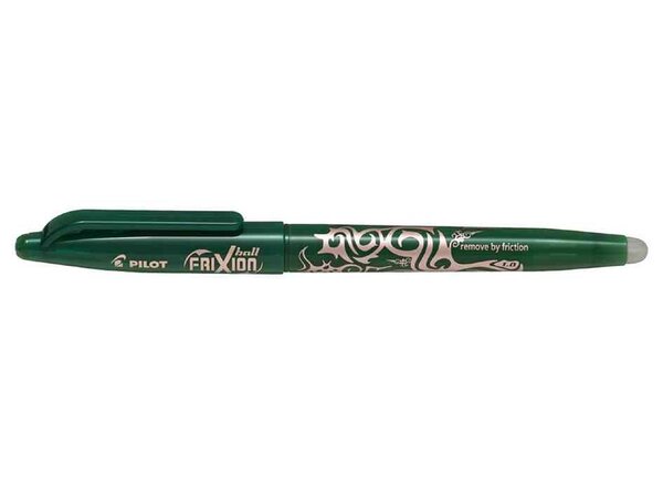 Stylo roller FRIXION BALL 10  vert PILOT