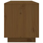 vidaXL Meuble TV Marron miel 80x35x40 5 cm Bois de pin massif