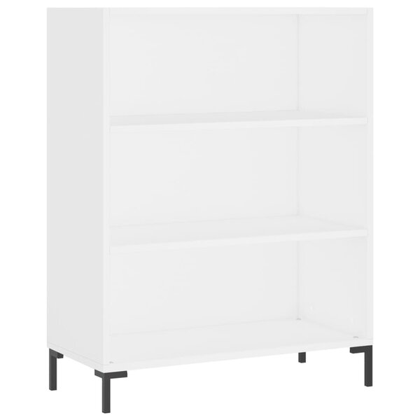 vidaXL Bibliothèque blanc 69 5x32 5x90 cm bois d'ingénierie