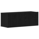 vidaXL Ensemble meuble TV 8 Pièces Chêne noir 80 x 30 x 30 cm