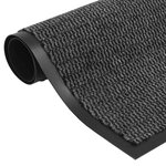 vidaXL Paillassons rectangulaires 2 Pièces 80 x 120 cm Anthracite
