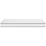 vidaXL Matelas en mousse pour Kids Moyennement doux 80 x 160 cm Blanc