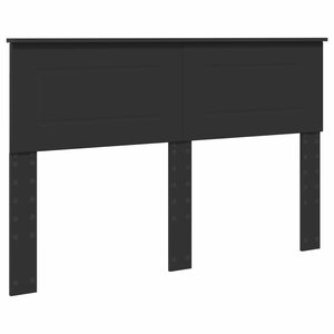 vidaXL Tête de lit Chêne noir 150 cm Bois d'ingénierie