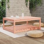 vidaXL Table de jardin 121x82 5x45 cm bois massif de douglas