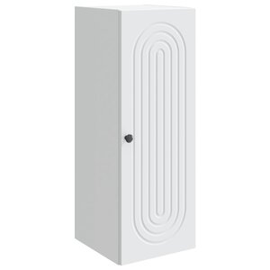 vidaXL Armoire Murale Blanc 33 x 34 5 x 90 cm Bois d'ingénierie