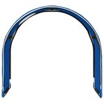 vidaXL Tunnel de lit 2 Pièces Bleu 211 x 52 5 x 2 cm Polyester