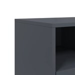 vidaXL Meuble TV anthracite 68x39x43 5 cm acier