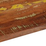 vidaXL Dessus de table 140x40x2 5cm rectangulaire bois massif récupéré