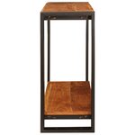 vidaXL Table console Marron 90 x 33 x 75 cm Bois d'acacia massif