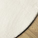 vidaXL Tapis "HUARTE" Crème 80x150 cm Ovale