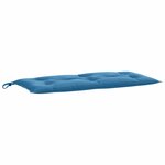 vidaXL Coussin de banc de jardin bleu mélangé 100x50x7 cm tissu