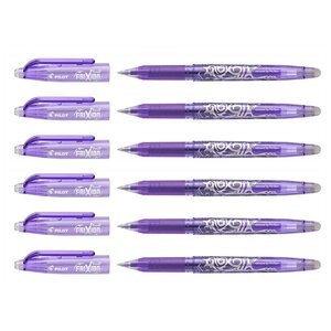 Stylo roller FRIXION BALL 05 violet x 6 PILOT