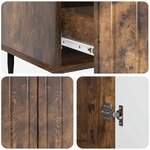 vidaXL Buffet Chêne fumé 66 x 34 5 x 97 cm Bois d'ingénierie