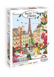 Palette d artiste - Peinture numero - Paris