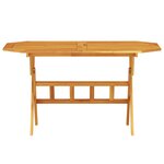 vidaXL Ensemble de salle à manger pour jardin 7 Pièces Marron