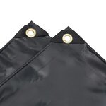 vidaXL Bâche noir 1 5x2 5 m 650 g/m²
