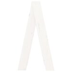 vidaXL Tabourets lot de 2 blanc 40x40x75 cm bois massif de pin