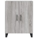 vidaXL Buffet haut Sonoma gris 69 5x34x180 cm Bois d'ingénierie