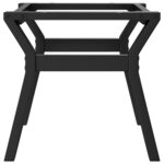 vidaXL Pieds de table basse cadre en Y 60x40x38 cm fonte